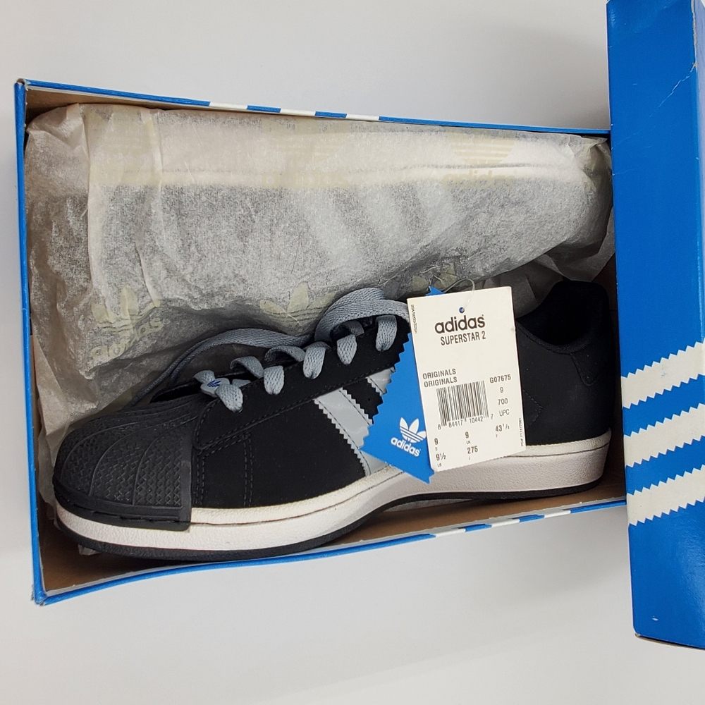 Adidas Black and Gray Sneakers